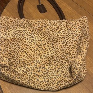 Leopard Print Tote Bag